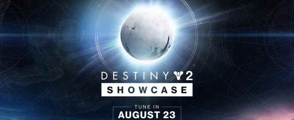 Destiny 2 Showcase prévu pour le 23 août