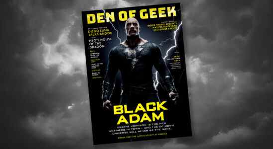 Dwayne Johnson as Black Adam on Exclusive Den of Geem Magazine Cover