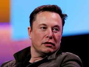 Elon Musk, propriétaire de SpaceX et PDG de Tesla, à Los Angeles, en Californie.