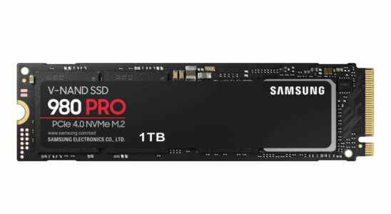 Le SSD 980 Pro de Samsung apporte des vitesses PCIe 4.0 le mois prochain