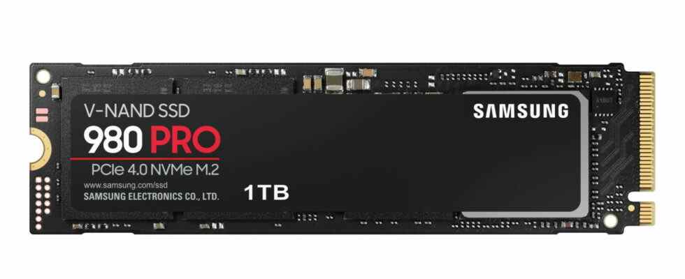 Le SSD 980 Pro de Samsung apporte des vitesses PCIe 4.0 le mois prochain