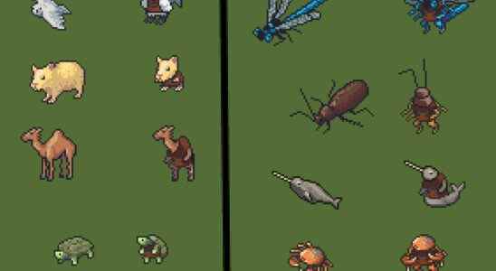 Le nouvel artiste pixel de Dwarf Fortress l'écrase avec ces adorables animaux