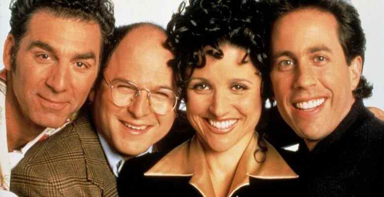 Michael Richards, Jason Alexander, Julia Louis-Dreyfus, Jerry Seinfeld in "Seinfeld"