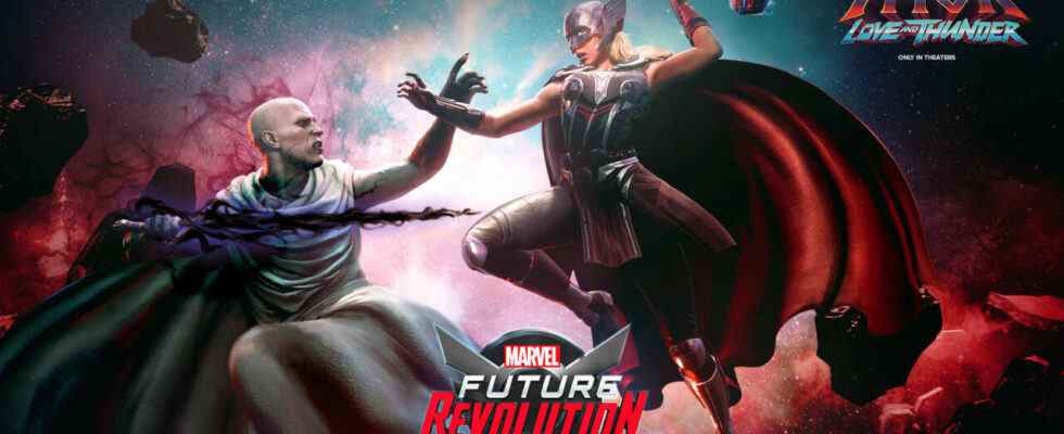 Les joueurs de Marvel Future Revolution doivent sauver Thor pour son nouveau contenu Love And Thunder