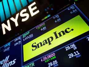 Snap Inc a chuté de 30% dans les échanges avant commercialisation.