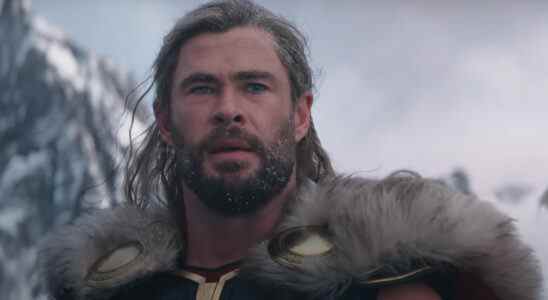 Chris Hemsworth as Thor in Thor: Love and Thunder