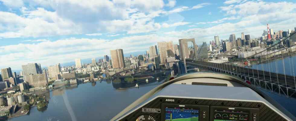Microsoft Flight Sim débarque aujourd'hui sur un Japon amélioré