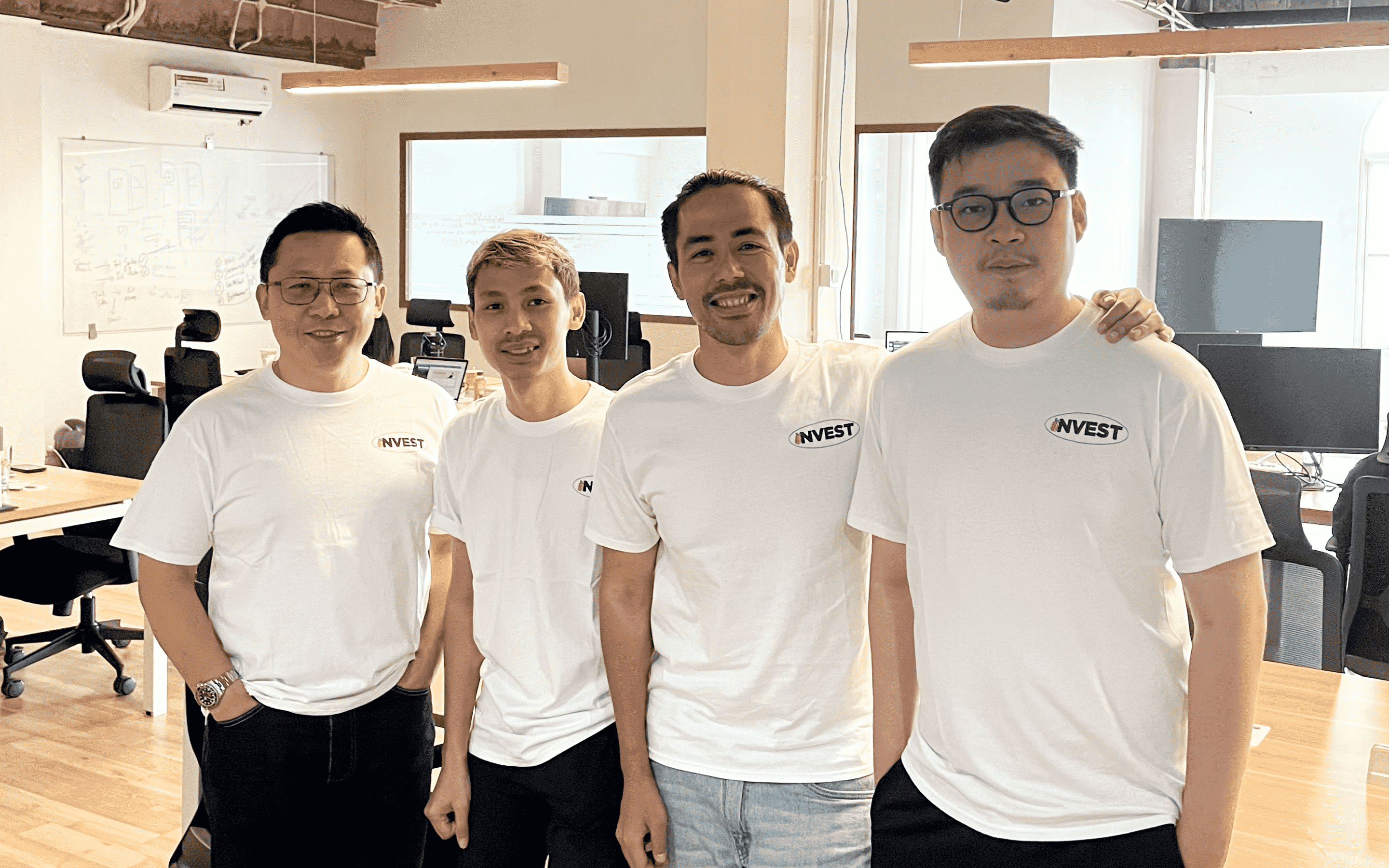 L'équipe fondatrice de l'application indonésienne de gestion de patrimoine PINA