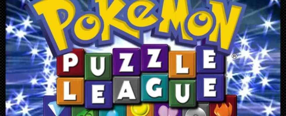 Pokémon Puzzle League rejoint Nintendo Switch Online la semaine prochaine
