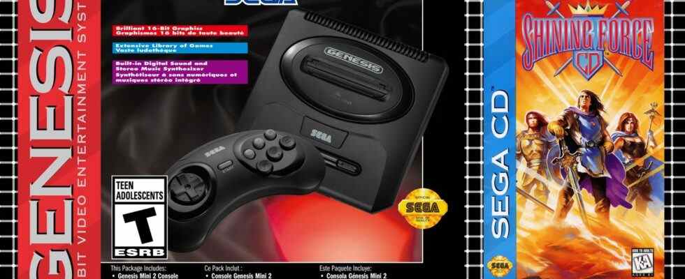 Sega Genesis Mini 2 recevra un approvisionnement minuscule par rapport au premier