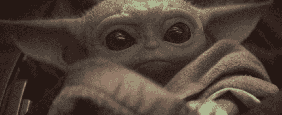 Baby Yoda in Star Wars: The Mandalorian