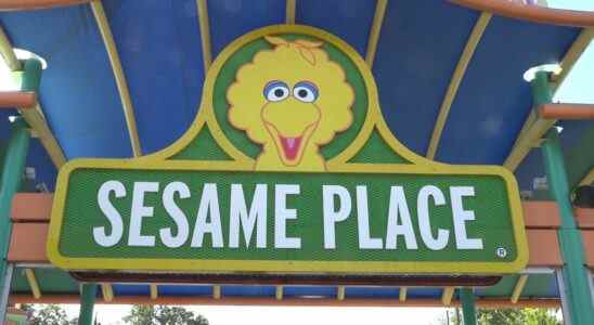 Sesame Place entrance sign