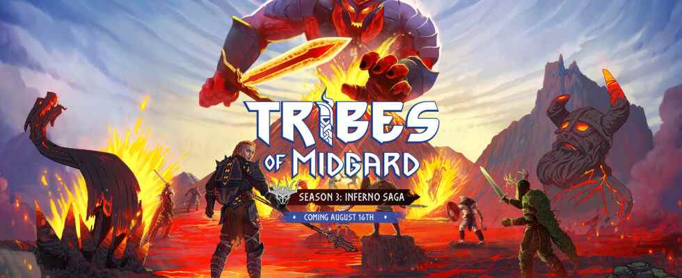 Tribes of Midgard arrive sur Xbox Series, Xbox One et Switch parallèlement à la mise à jour de la saison 3
