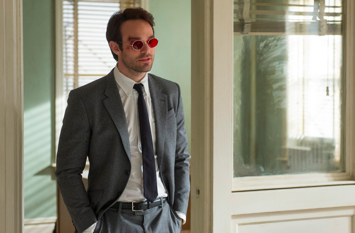 Charlie Cox dans le rôle de Matt Murdock dans la deuxième saison de Daredevil