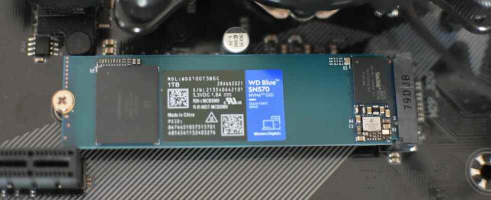 Vous pouvez toujours obtenir l'excellent SSD WD Blue SN570 à bas prix le Prime Day