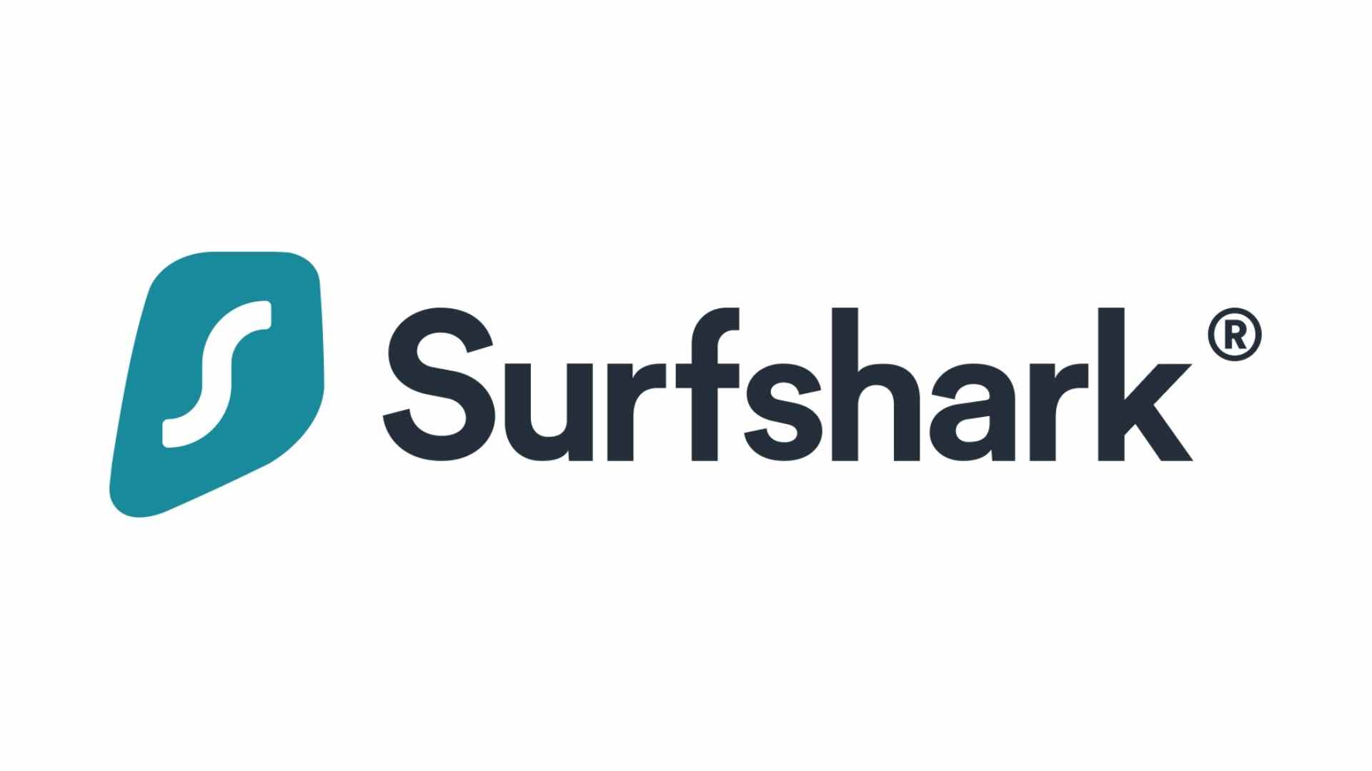 Offres VPN : Surfshark.  L'image montre le logo de l'entreprise.