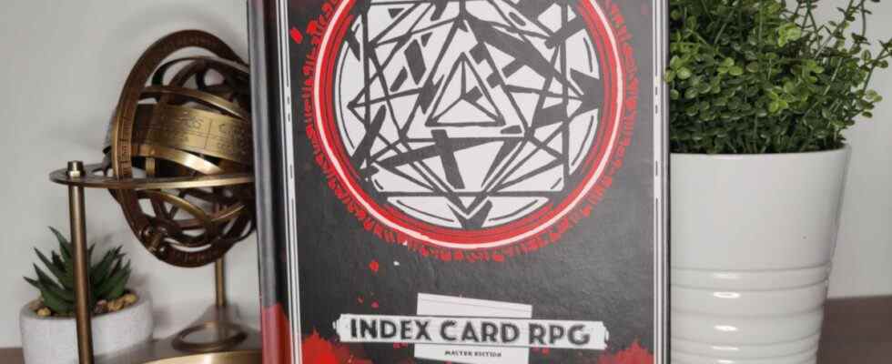 Index Card RPG Master Edition book cover