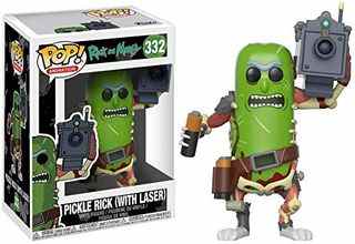 Pickle Rick avec figurine laser Funko Pop !  Vinyle
