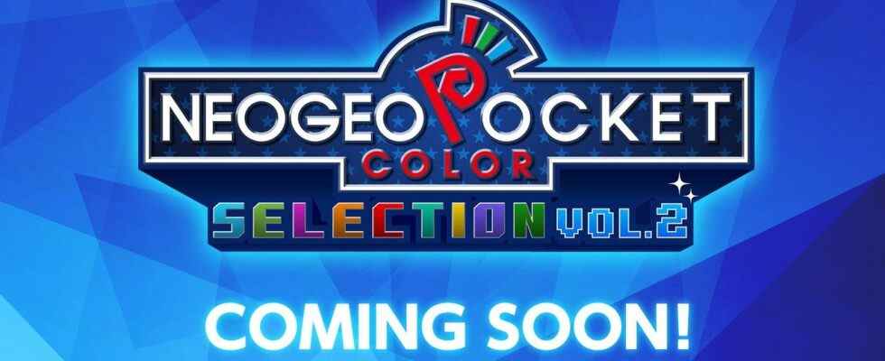 SNK annonce la sélection de couleurs Neo Geo Pocket Vol.2, bientôt disponible
