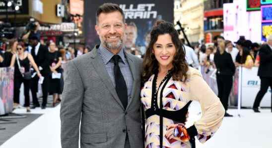 photo of Bullet Train director David Leith and his wife, producer Kelly McCormick