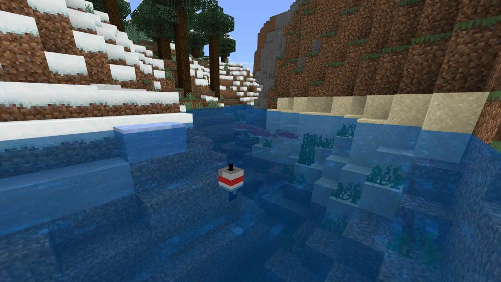 Pêcher dans Minecraft
