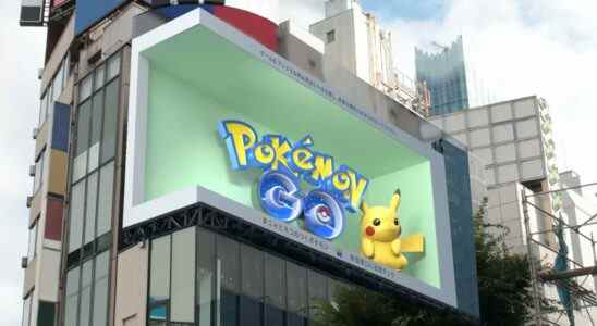 Pokémon GO rejoint l'engouement pour les panneaux d'affichage 3D au Japon