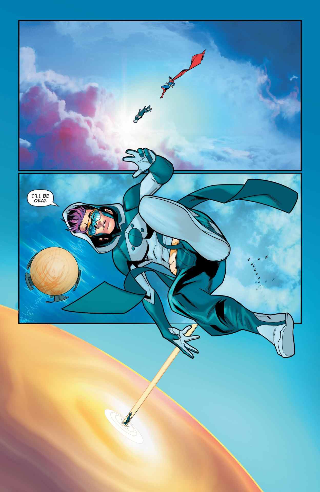 une page de Superman : Fils de Kal-El #14