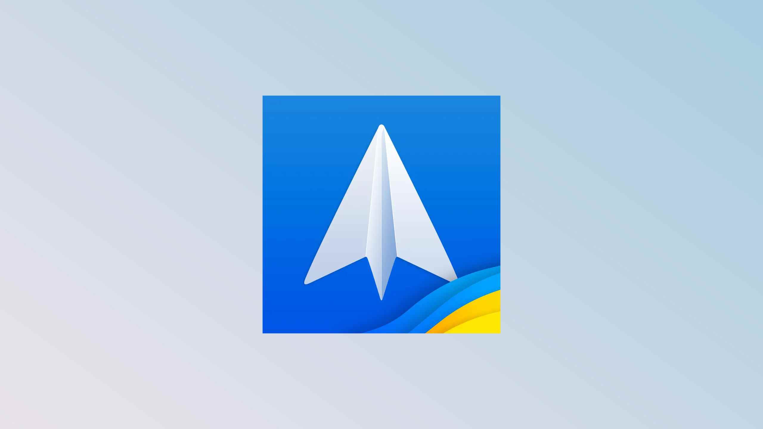 Le logo Spark sur fond bleu pâle