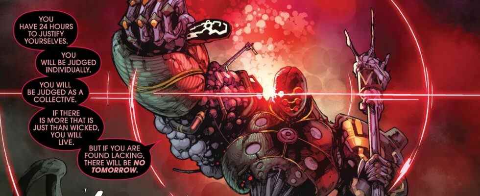 X-Men et Eternals font face à leur plus grande menace dans le jugement dernier de Marvel Comics
