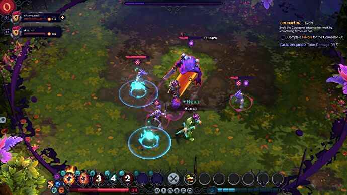 Les joueurs alignent des cibles dans le système de combat au tour par tour d'Inkbound.