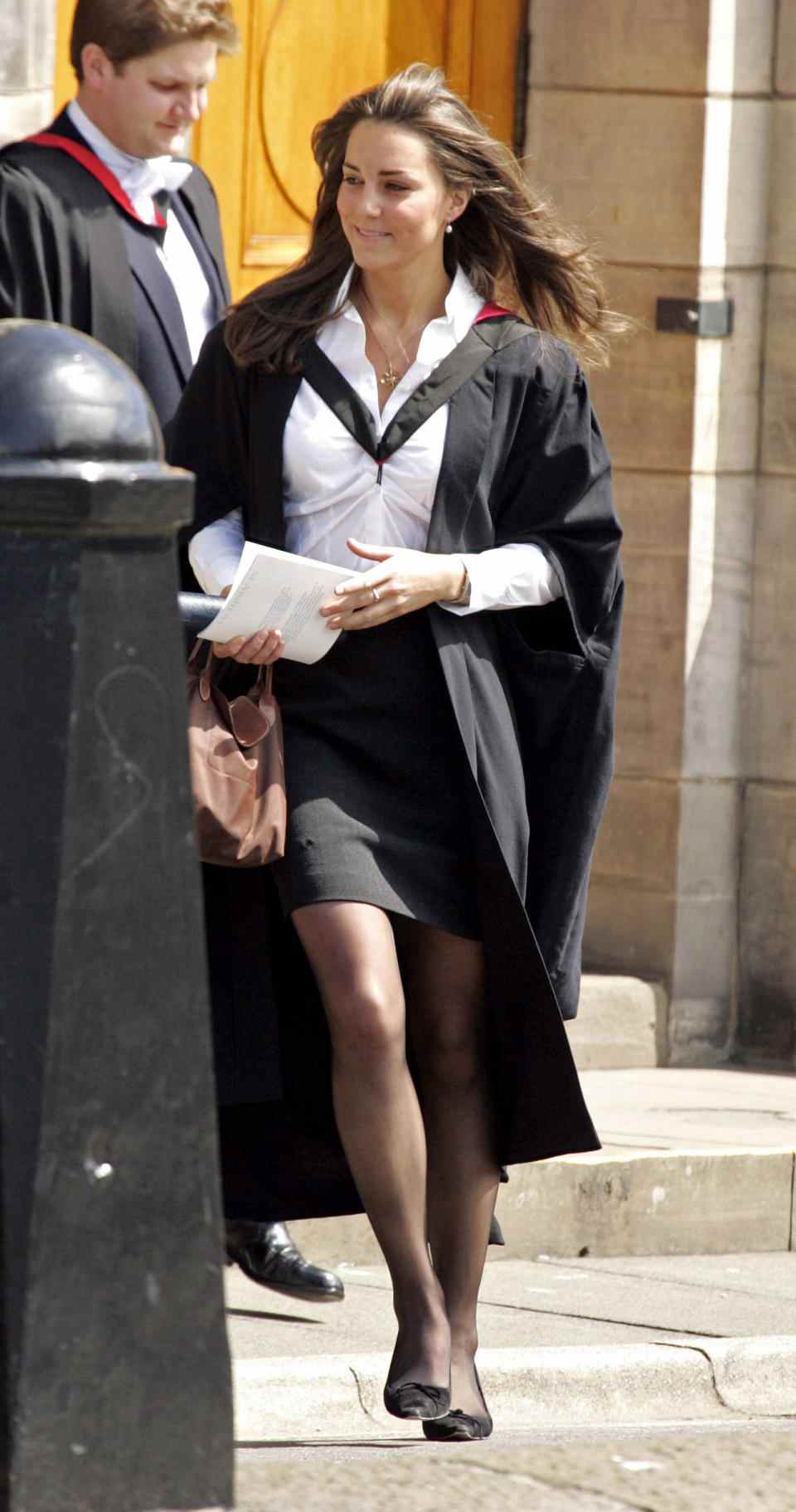 Cérémonie de remise des diplômes de Kate Middleton à l'Université de St Andrews en Écosse.  .  (Photo de Mark Cuthbert/Presse britannique via Getty Images)