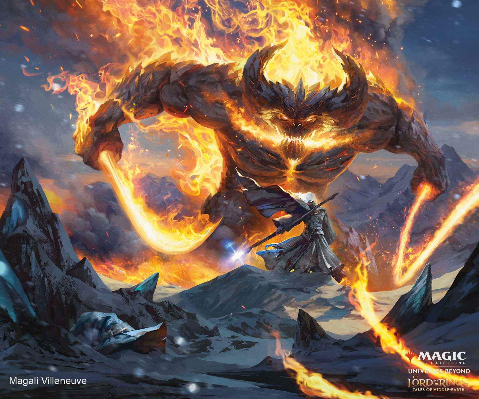 Une image d'art de carte de Magic: The Gathering's Lord of the Rings: Tales of Middle-earth card set.