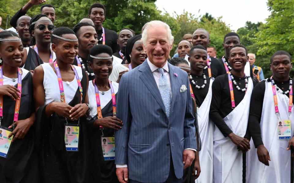 Le prince de Galles en visite au Rwanda plus tôt cette année - Phil Noble/AFP via Getty Images