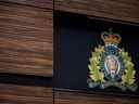 Le logo de la GRC est visible à l'extérieur de la Gendarmerie royale du Canada 