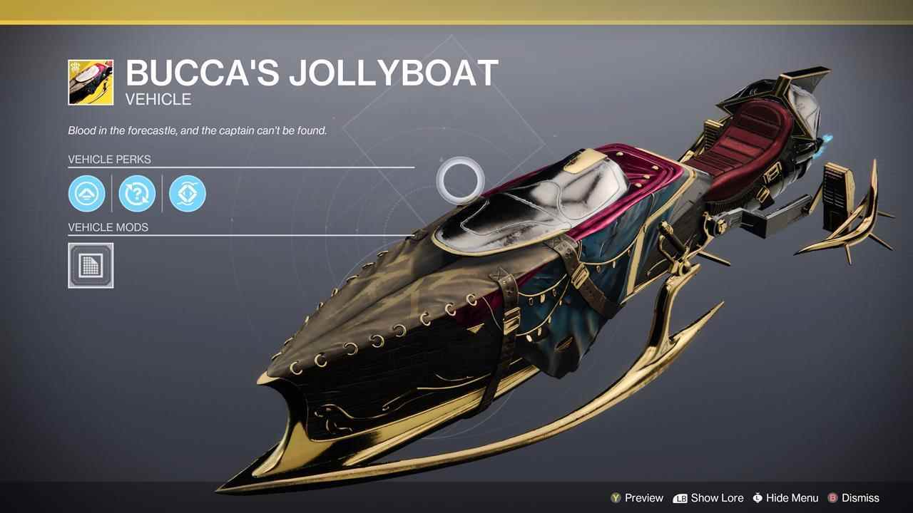 Passereau exotique Bucca's Jollyboat