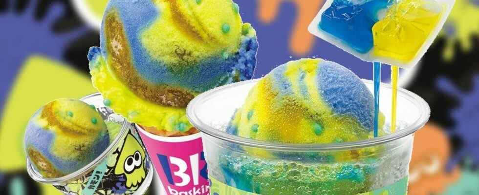 Aléatoire: Nintendo s'associe à Baskin Robbins pour fabriquer de la crème glacée Inkable Splatoon
