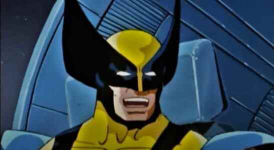 Wolverine almost smiling in X-Men The Animated Series