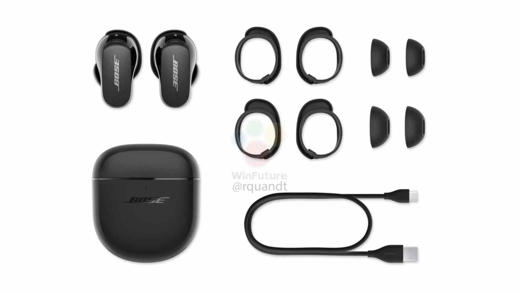 Bose QuiietComfort Earbuds 2 rumeurs d'accessoires