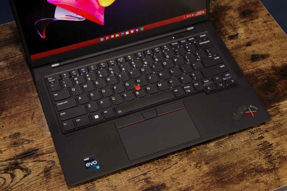 Le tout nouveau X1 Carbon est doté d'un excellent clavier et trackpad ThinkPad.