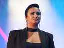 Demi Lovato se produit au Global Citizen Live en septembre 2021.