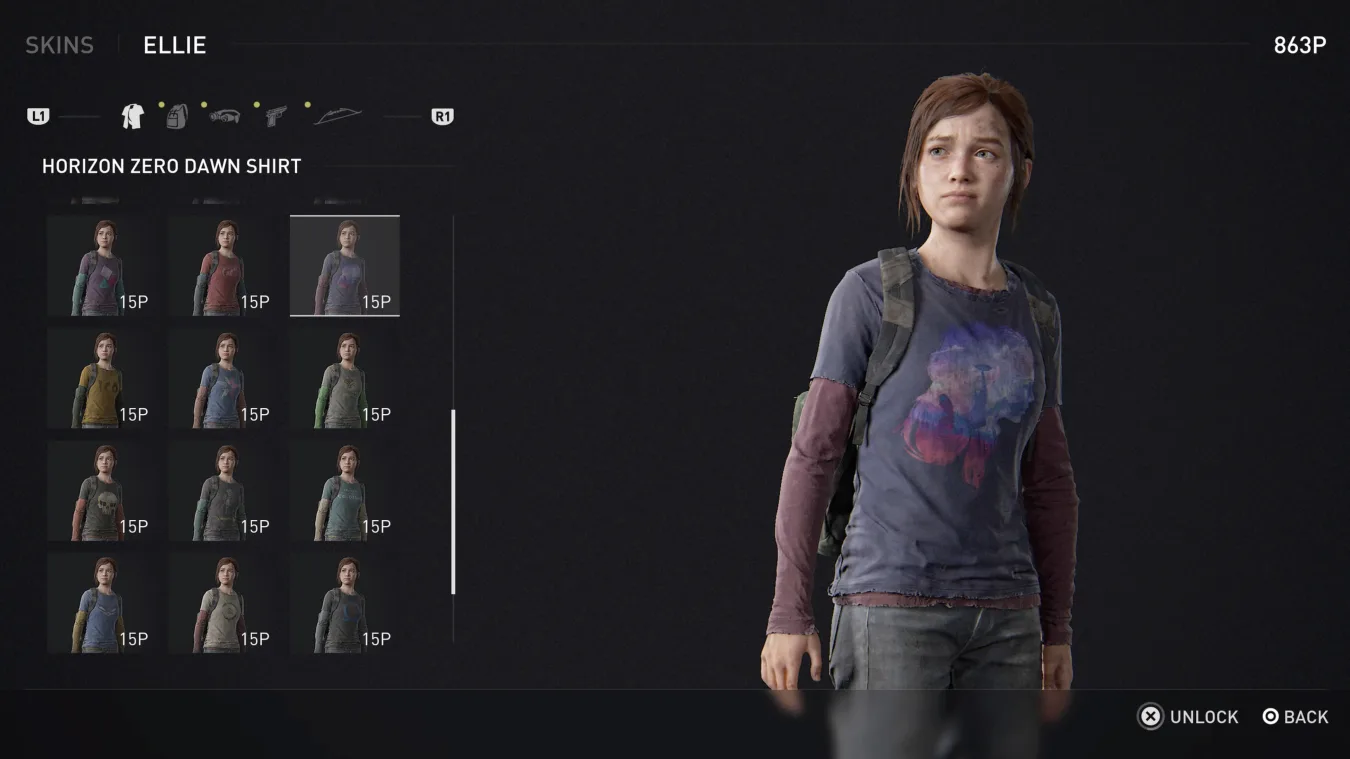 The Last of Us Part I examine les captures d'écran