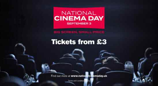 550 cinémas britanniques célèbrent la Journée nationale du cinéma alors que le box-office récupère à 80 % du niveau d'avant la pandémie