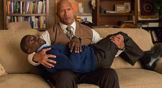 Kevin Hart and The Rock in Central Intelligence.