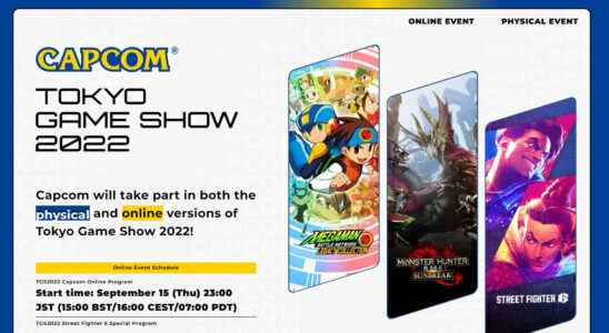Capcom annonce la programmation partielle du TGS 2022, le calendrier