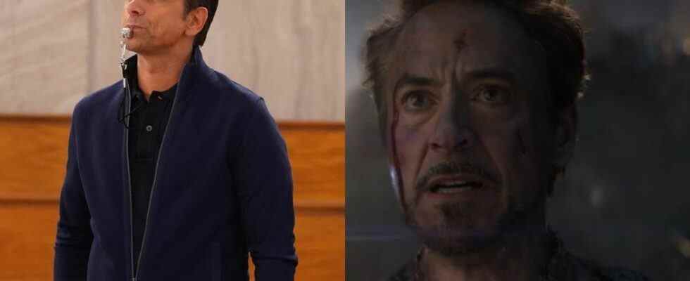 Comment John Stamos voulait rendre hommage à Robert Downey Jr. alors qu'il prenait le manteau d'Iron Man