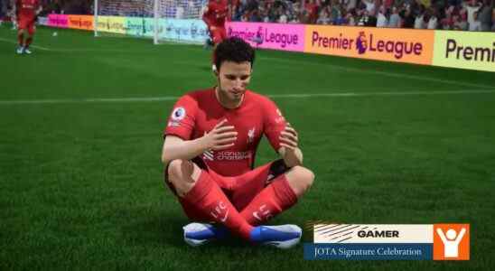 EA a mis la célébration du «gamer» de la star de Liverpool Diogo Jota dans FIFA 23