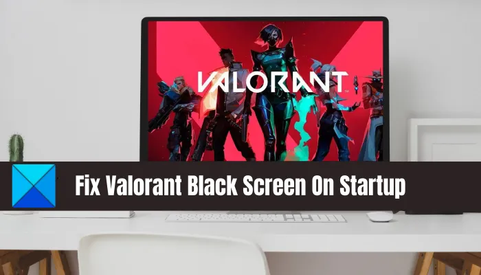 Correction de l'écran noir Valorant au démarrage