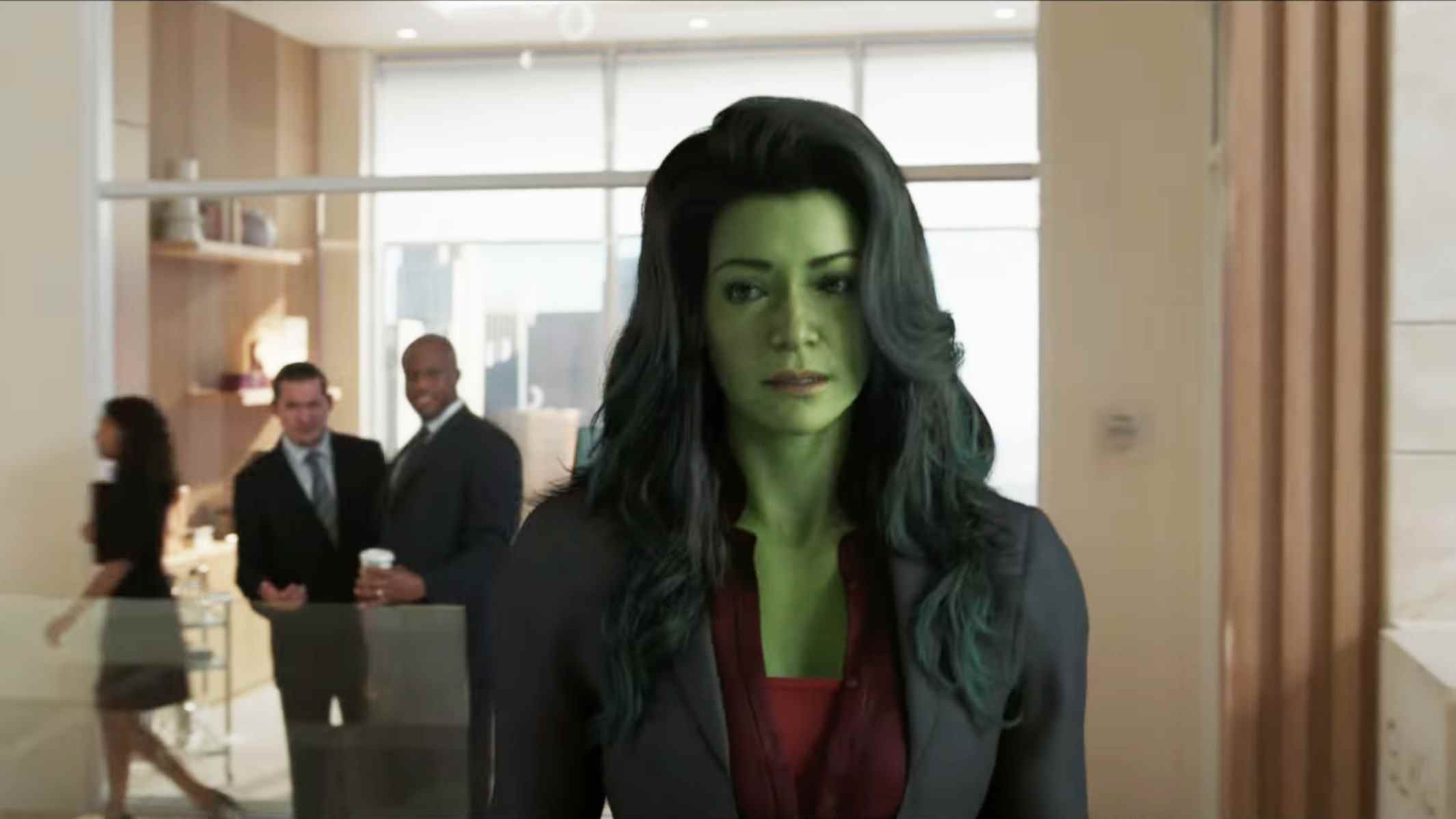 Tatiana Maslany dans le rôle de Jennifer Walters dans la bande-annonce de She-Hulk