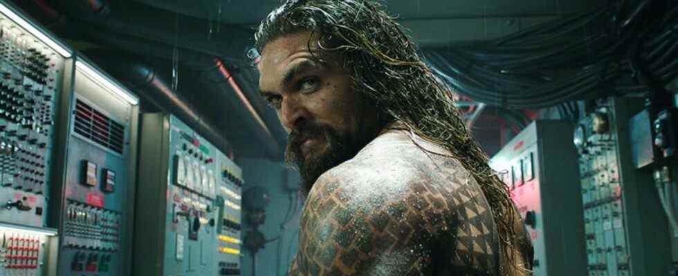 Jason Momoa in Aquaman still from the first movie