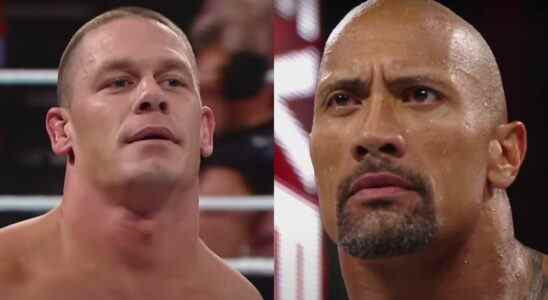 The Rock and John Cena tag team on WWE